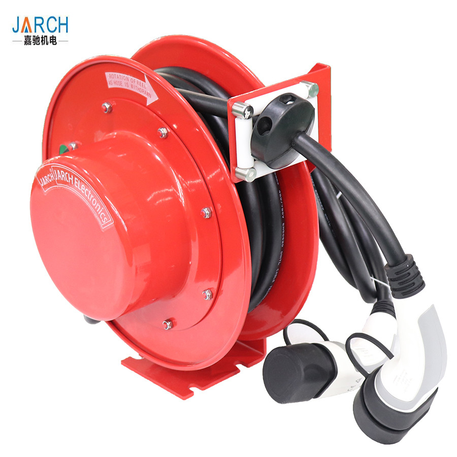 Spring Driven Power Cord Reel Cable Reel machine for Vehicle Charging Electric plat