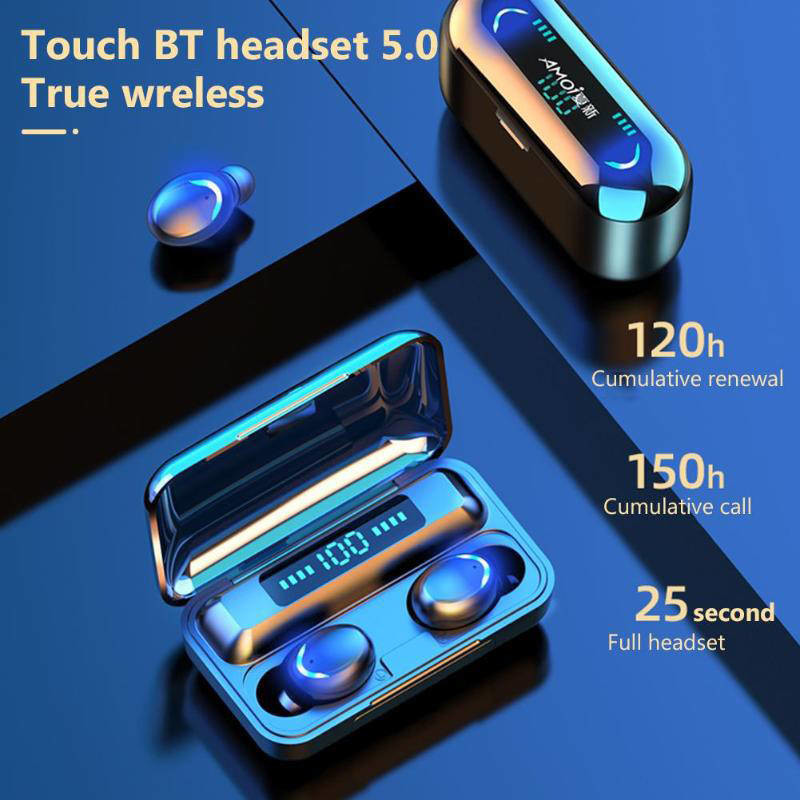 Binaural Call Wireless Bluetooth Earphone TWS Wireless Earbuds 180H Long Playtime