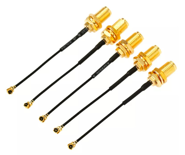 RF Coaxial Cable Wireless Router Parts 800-2700MHz With SMA-IPEX