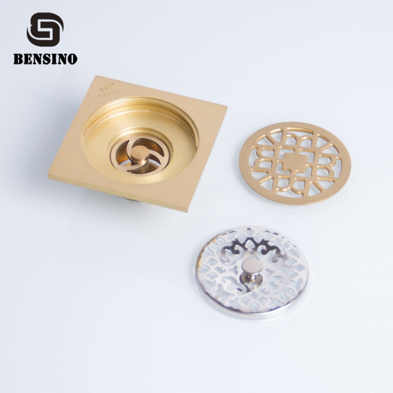Chrome Plated 4'' ODM Bathroom Floor Drain Strainer