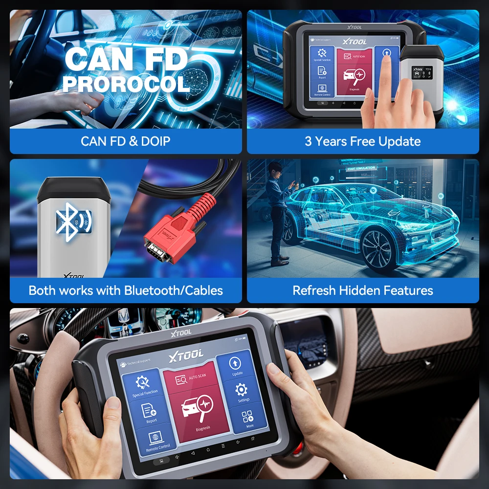 Newest XTOOL D9S Pro Automotive Diagnostic tools with Topology Map XTOOL D9 Pro DoIP D9PRO Key Programming ECU Coding 42