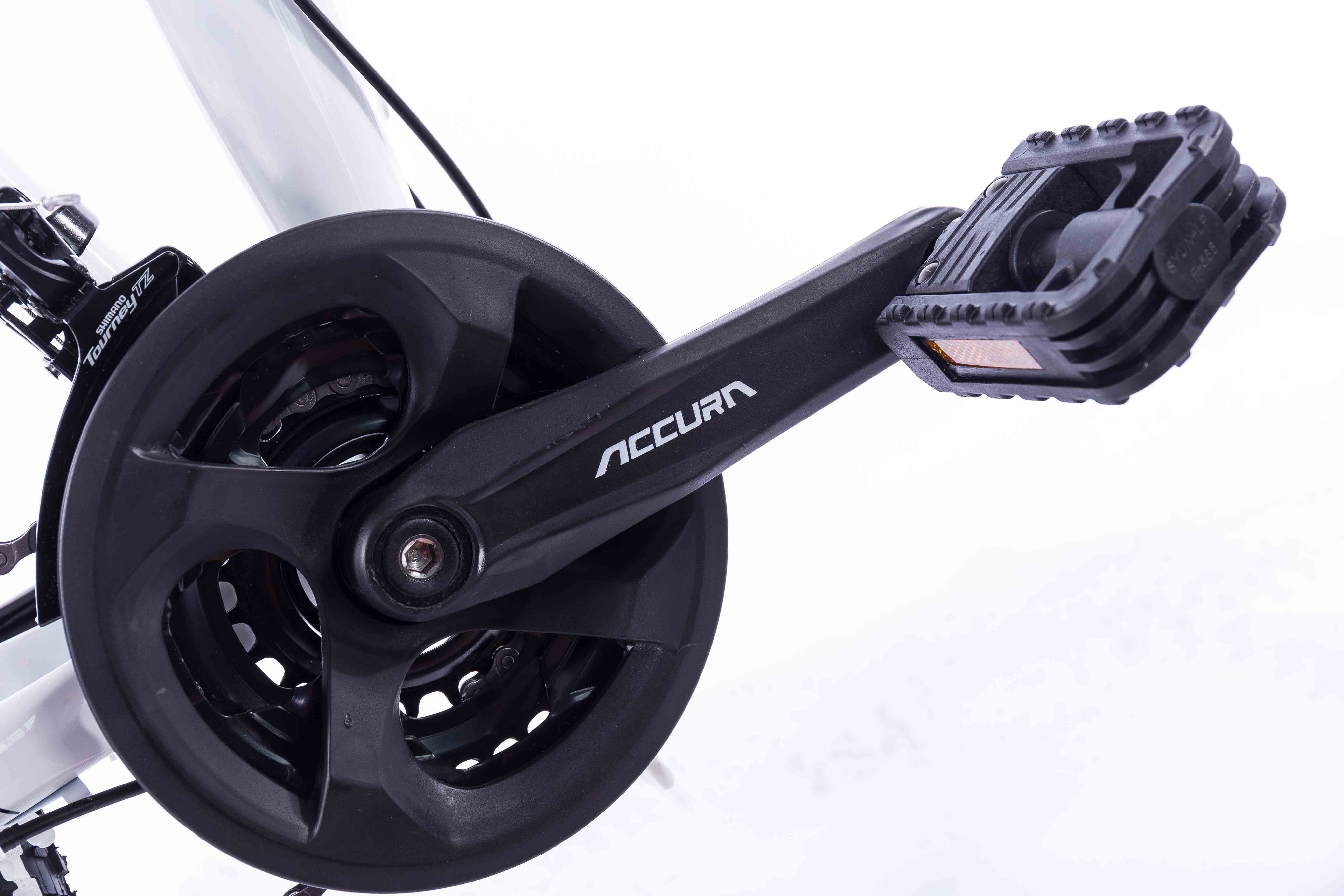Blue 26 Inch Folding Electric Mountain Bike Hidden Battery 48V 350W