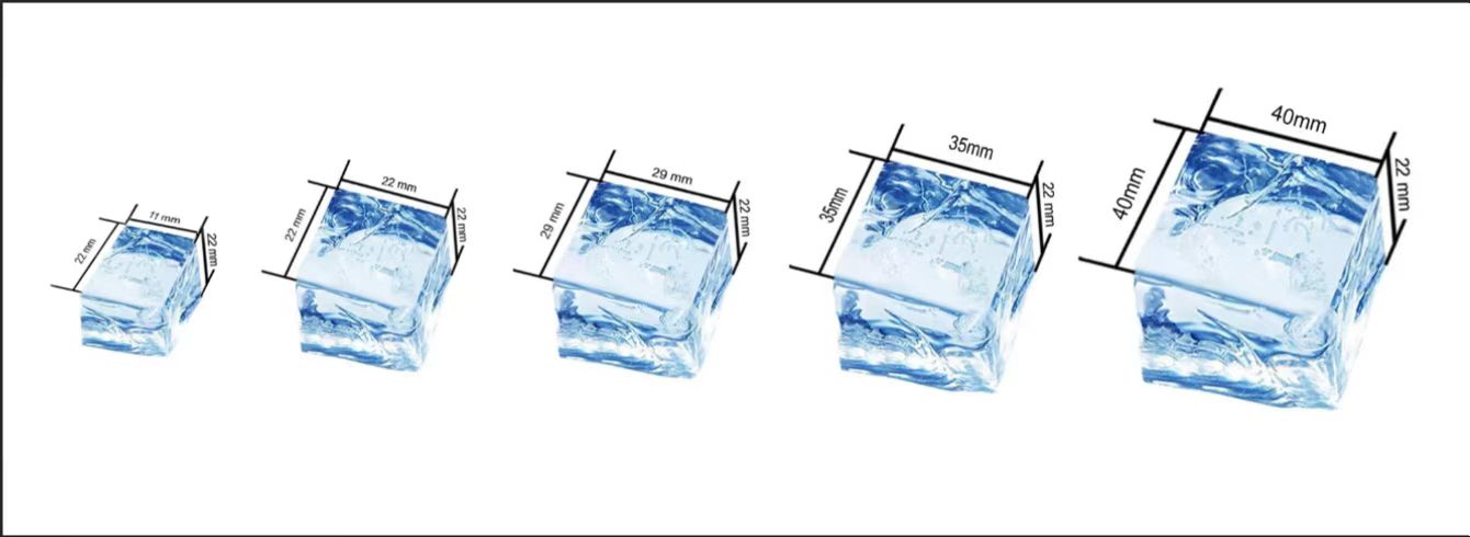 10 Tons Ice Machine with Customizable Automatic Packing and 22x22x22 mm Cube Ice Size