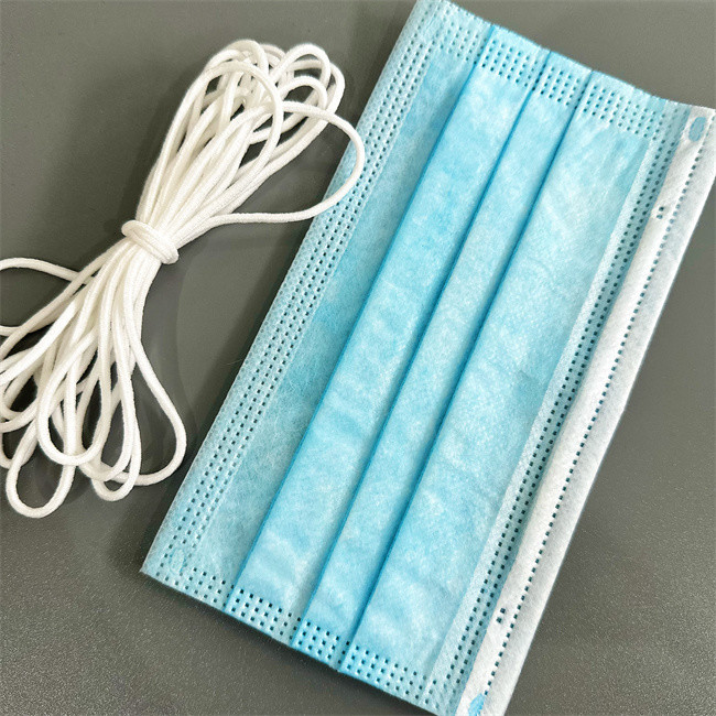 White Stretchy Ear Loops Thread Earloop Elastic Band Soft 2.5-2.8mm