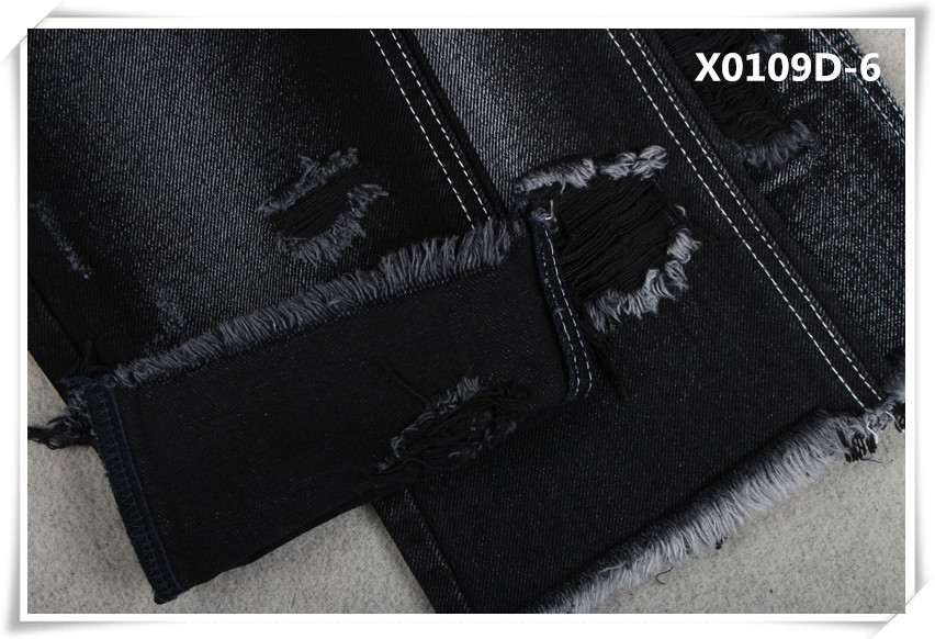 Dark Blue 14.5oz 3 1 RHT Thick Heavyweight Denim Fabric For Garments