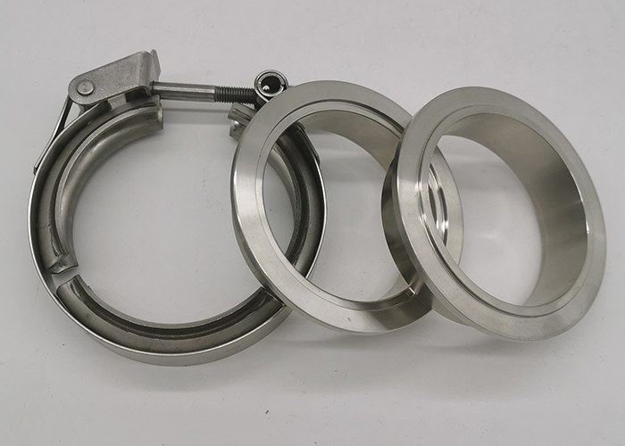 Male And Female Flange Stainless V Band Clamp 2.5 In