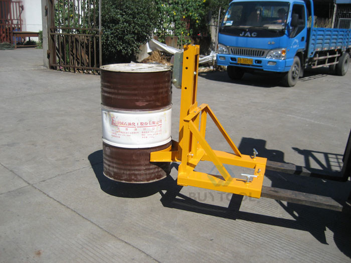 Universal Forklift Drum Carrier Forklift Drum Clamp Attachment Gator Grip Clamp 350kg 55 Gallon Barrel