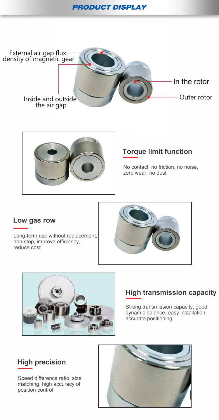 N52 Permanent Magnetic Coupling 20-500d Motor Stator Rotor Assembly