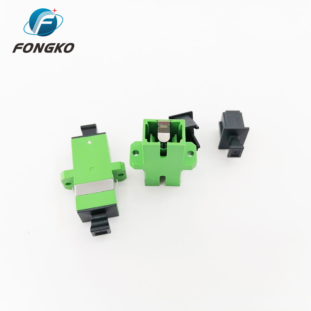 FONGKO SC APC Power Simplex Single Mode Coupler Adapter