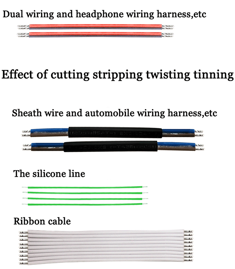 Welding Terminal Mirco 160kg Double Ends Wire Cut Strip Twist Dipping Machine
