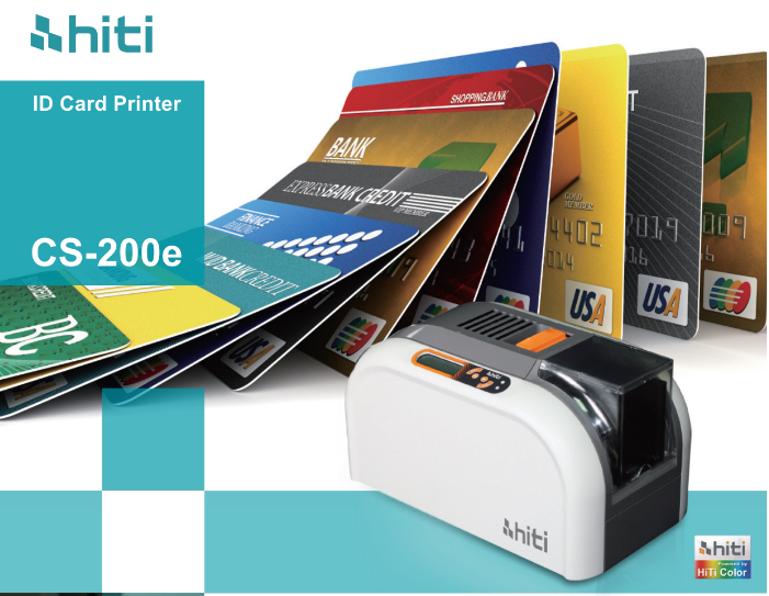 64MB Memory High Speed Printing Sublimation Plastic ID Card Printer for Business Card