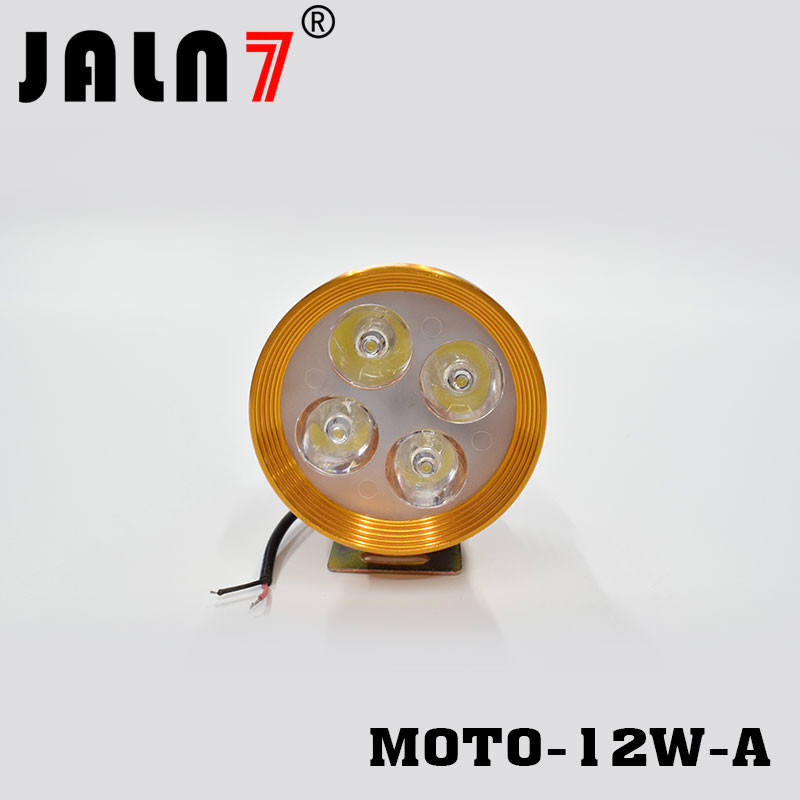 Motorcycle Headlight Led JALN7 12W Driving Lights Fog Light Off Road Lamp Car Boat Truck SUV JEEP ATV Led Light