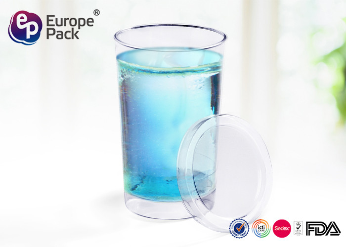 FDA Certificate Disposable Plastic Dessert Containers With Lids