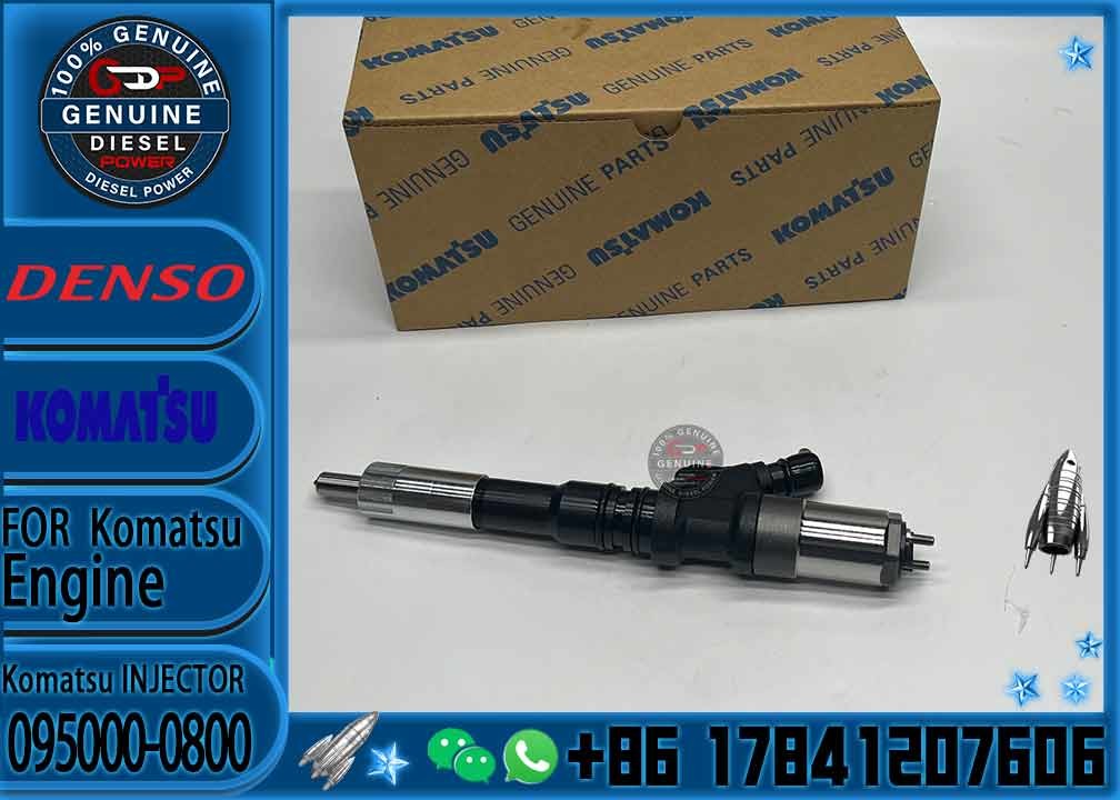 Diesel Fuel Engine Injection Injector Nozzle Common Rail Injector 095000-0800 095000-0801 6156-11-3100 For Komatsu Excav