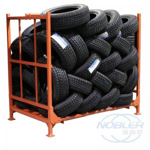 Buy cheap Stacking Truck Tire Storage Rack Metal Folding Adjustable Tire Rack Tire Storage product