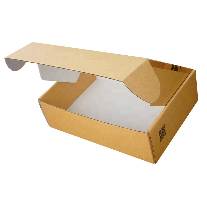 Matt Laminated Corrugated Shipping Boxes 41cm*22cm*6cm Kraft Corrugated Mailers