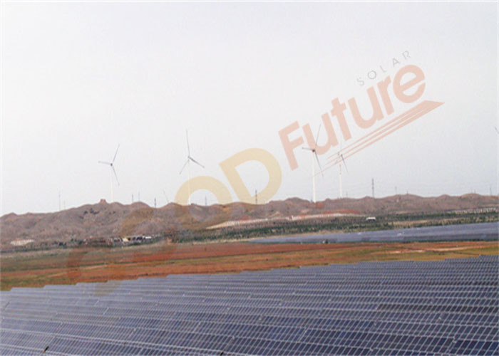 2P Single Axis Solar Tracker 60 Degrees Solar Panels Tracking System