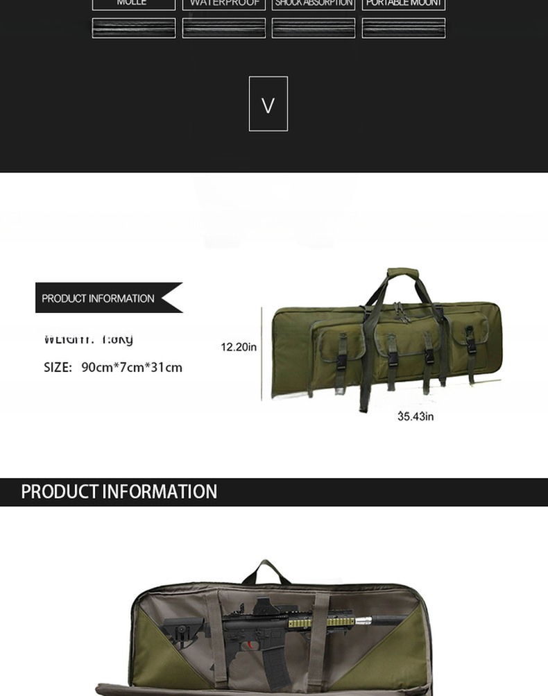 Waterproof Training and Hunting Backpack with Multi-pouches 90 cm* 7 cm *31 cm