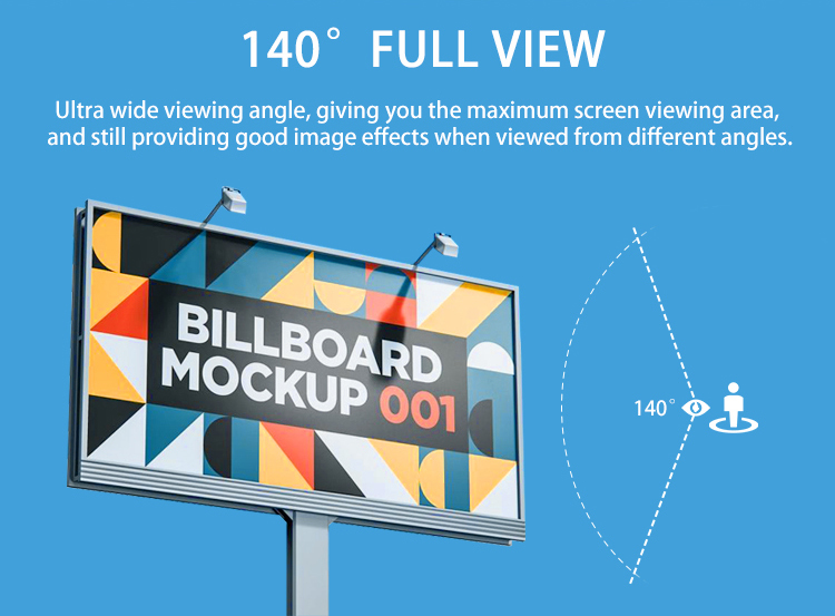 Customized Outdoor Fixed LED Display 3D LED Billboard Display For Advertising