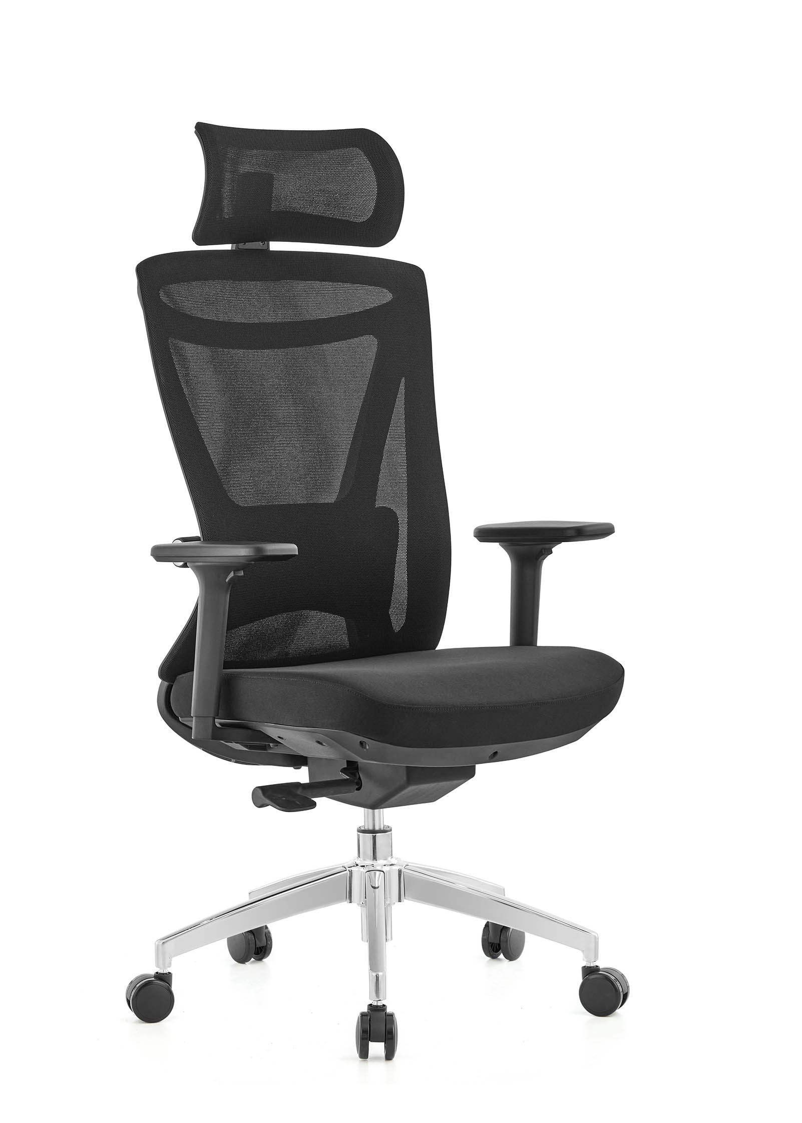 ODM Swivel Tilt Chair Ergonomic Mesh Task Chair With Leatherette Back
