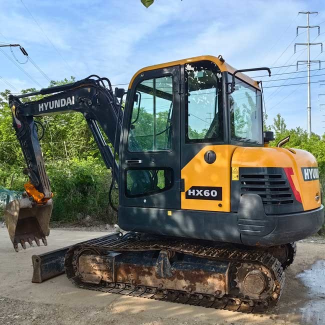 0.21m3 Bucket Capacity Crawl Excavator Used Mini Hyundai HX60