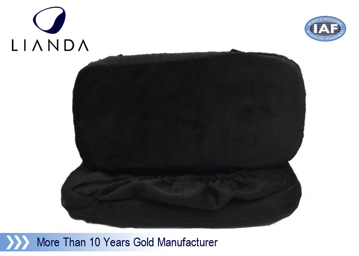 Colorful Velboa High Density Memory Foam Cover For Student Chair , Black Color