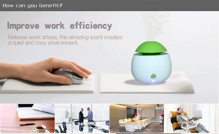 Ultrasonic 50ml Mini USB Air Humidifier With LOGO Printing
