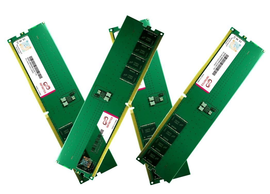 DDR5l DIMM Industrial Grade Embedded Memory Jedec Standards and Are Available in 8GB, 16GB, 24GB, 32GB and 48GB Capacities, as 5600mt/S. Overclocked Memory
