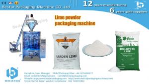 China Automatic packing machine for lime powder 500-2000g pouch PE film BSTV-450DZ on sale