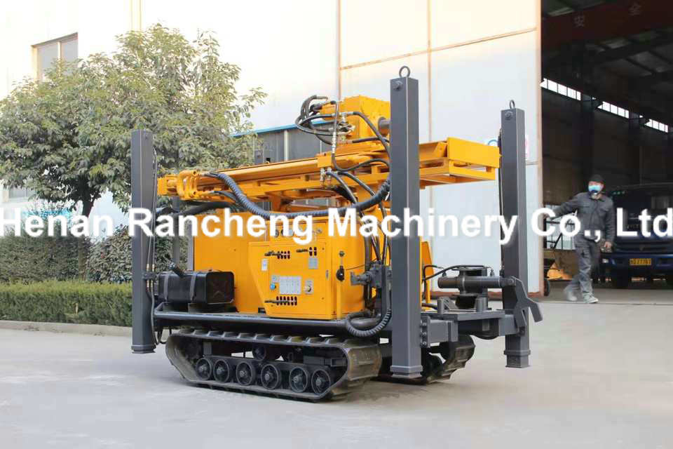 200m Depth Water Well Drilling Machine 55KW Engine 4000Nm Rotary Torque