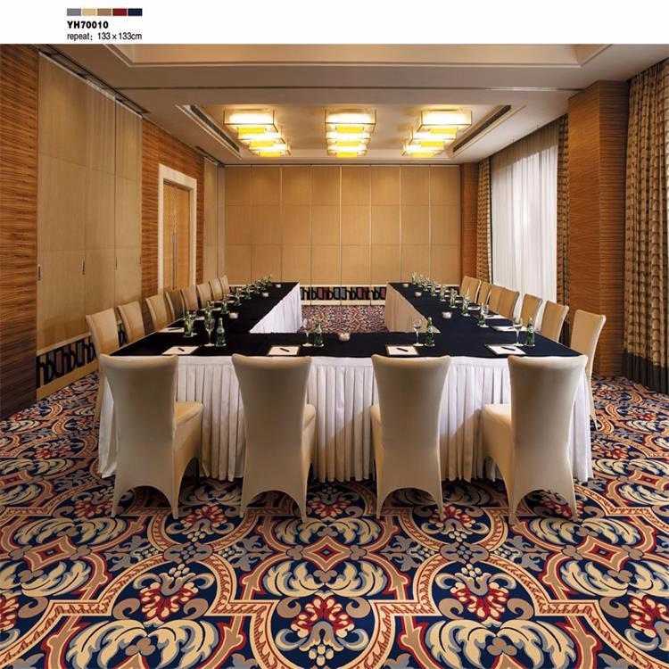 Chinese vintage style fireproof wall to wall nylon floor carpet