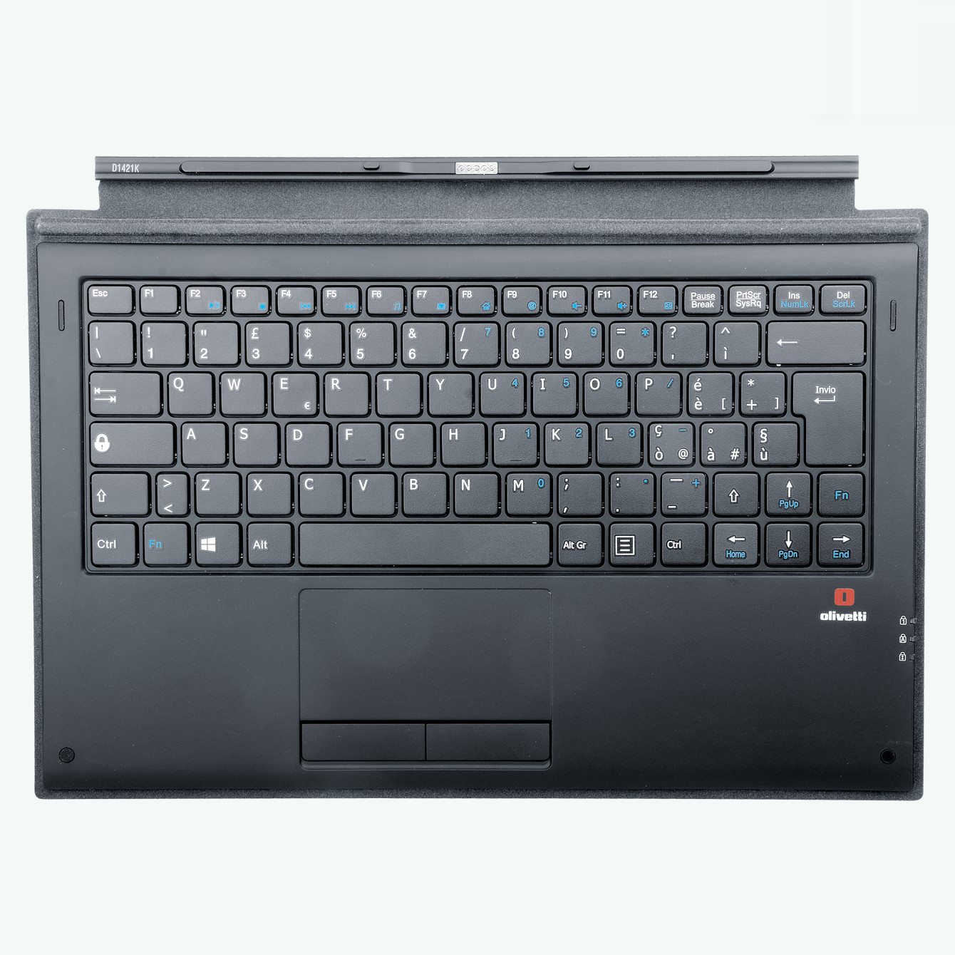 Easy Installation POGO Connector Keyboard Black Color For 11.6 Inch Win 8 OS Tablet