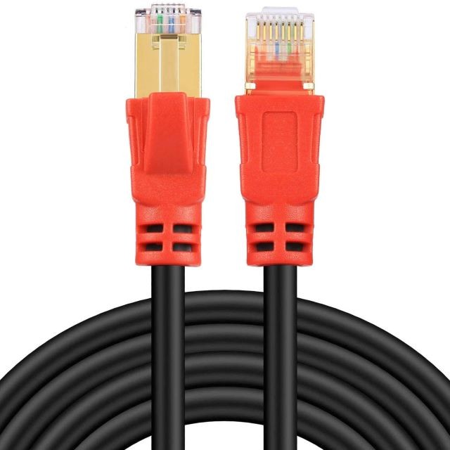 RJ45 8P8C SSTP SFTP Communication CAT8 Ethernet Patch Cord