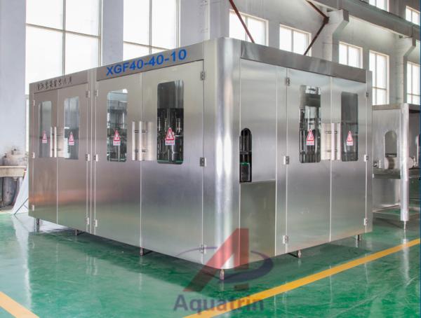 7.5KW 6000bph Bottle Filling Sealing Machine 250ml Bottle Filling Capping