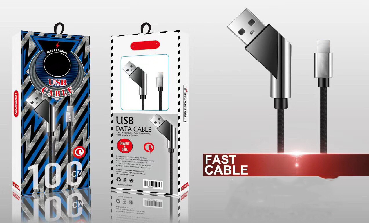 OEM ODM USB Charger Cable Cord Braided Nylon High Speed Iphone Cable