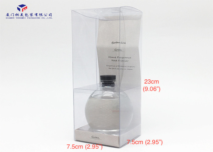 Reusable 0.28mm Foldable Plastic Box , Clear Pvc Boxes For Home Fragrance