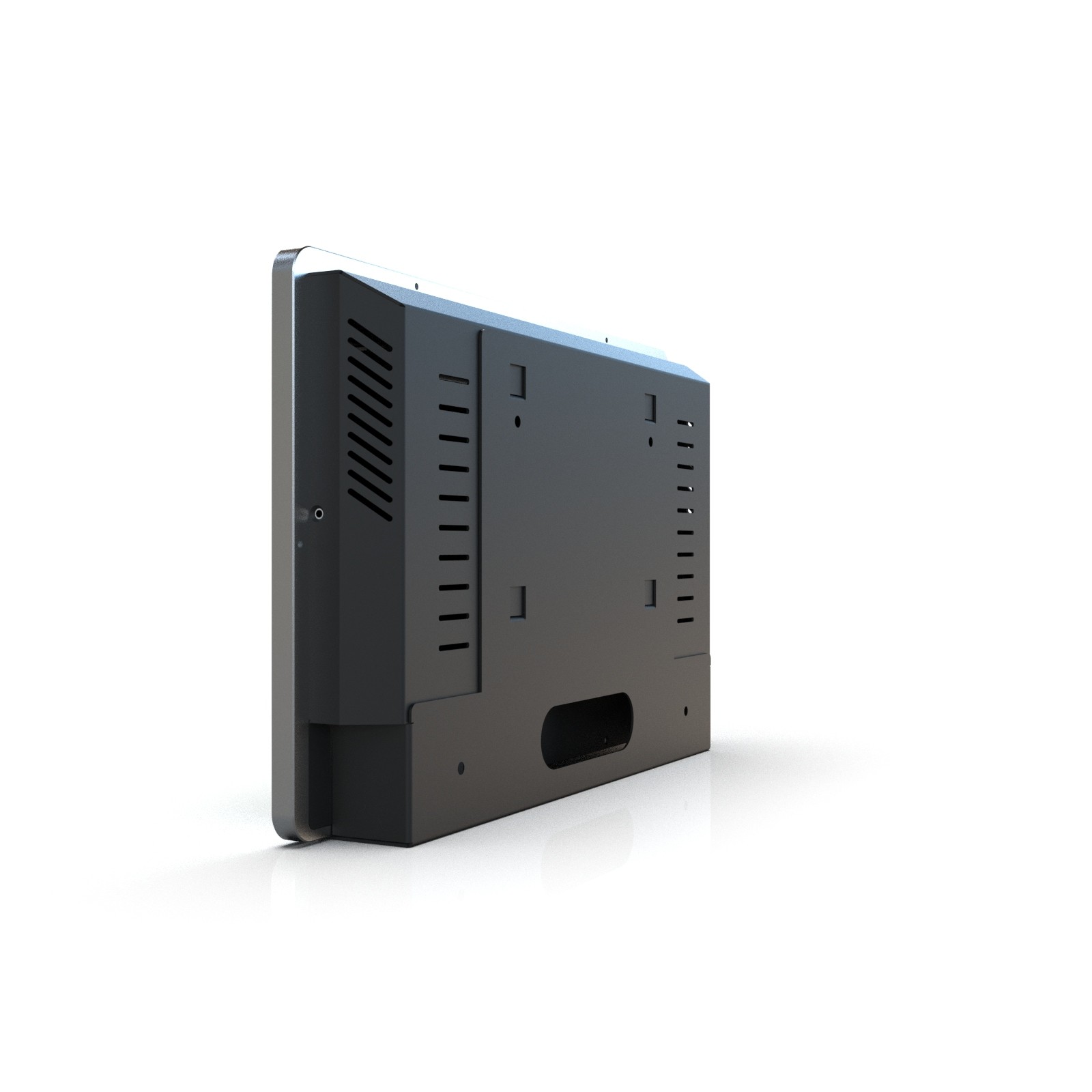 JP1112 Horizontal Wall-Mounted Fingerprint & Face Recognition Visual Intercom Access Control Terminal 10.1-inch