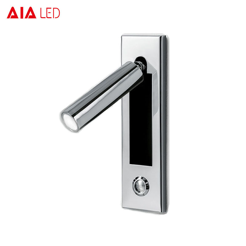 hotel led flexible arm bed side wall reading light/bed led wall light/bed reading wall light