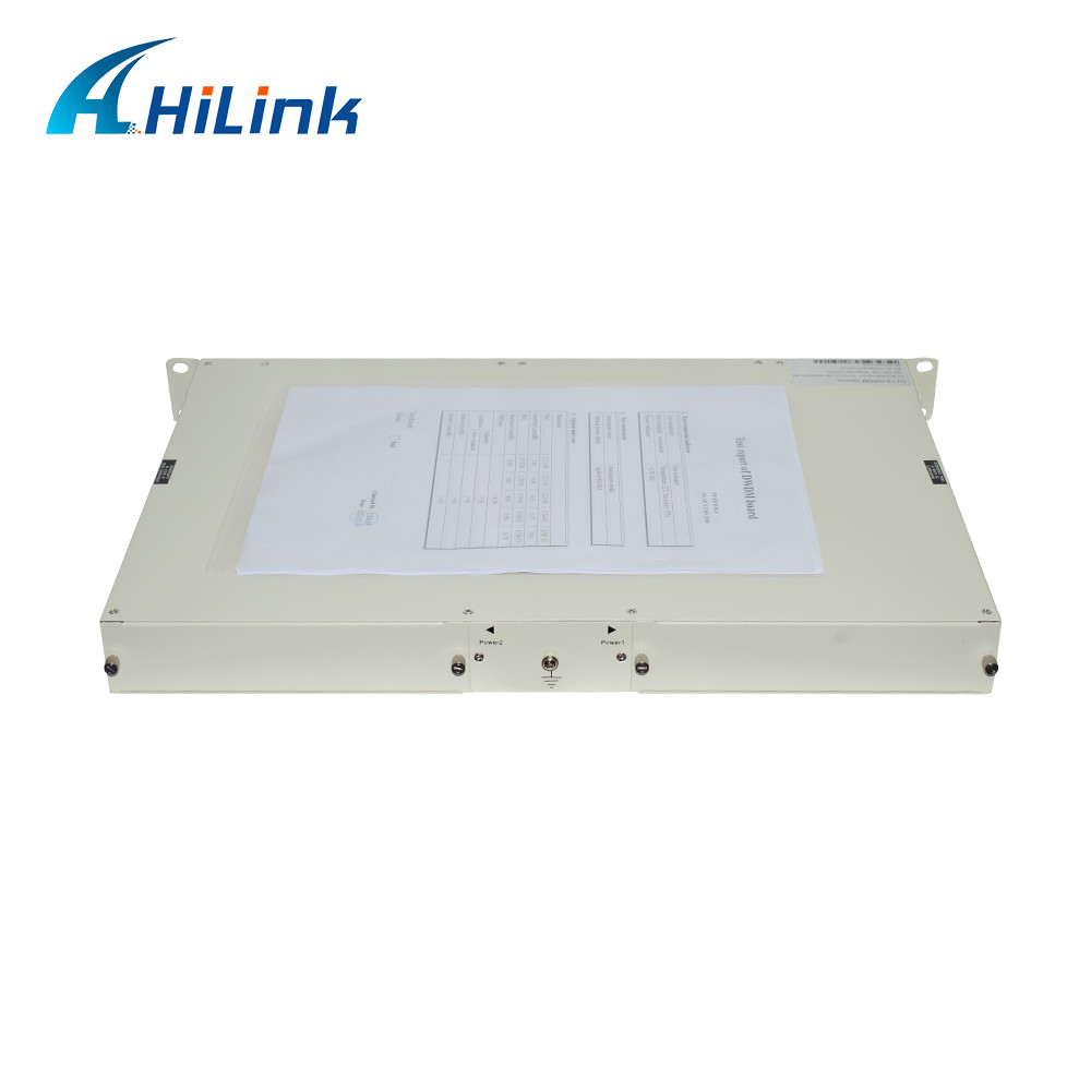 Filter Work DWDM Mux Solution With EDFA Amplifier For Single Fiber