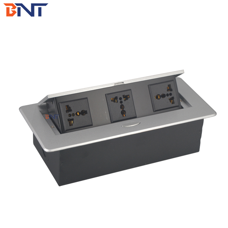 new style desk powr and data socket insert plug for advanced system