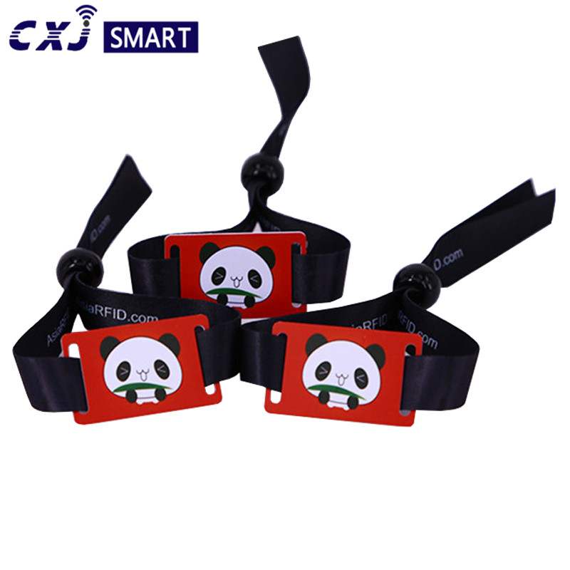 Music Festival Fabric Woven NFC Tag NFC Wristband