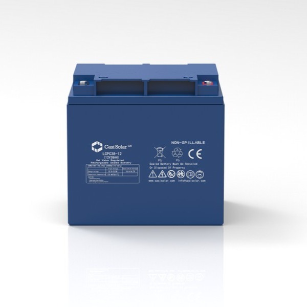 Rechargeable Solar 12V 38ah Deep Cycle Gel Battery For UPS System