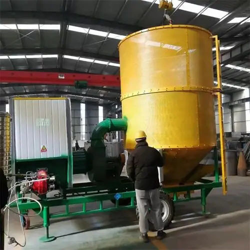 Small Mobile Mechanical Tower Corn Dryer Machine For Farm Wheat Rice Bean Grain