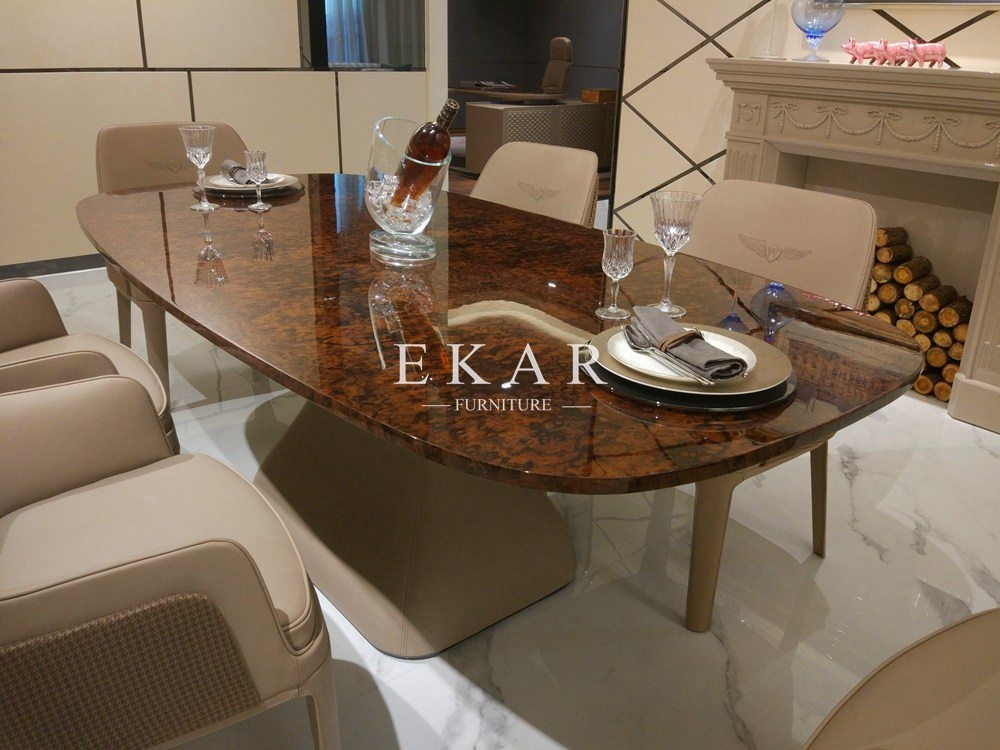 Popular Design of Furniture Store Granite Dining Table W001D1E