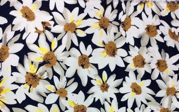 Elastic Cotton 97% Spandex 3% Dyeing Printed Fabric