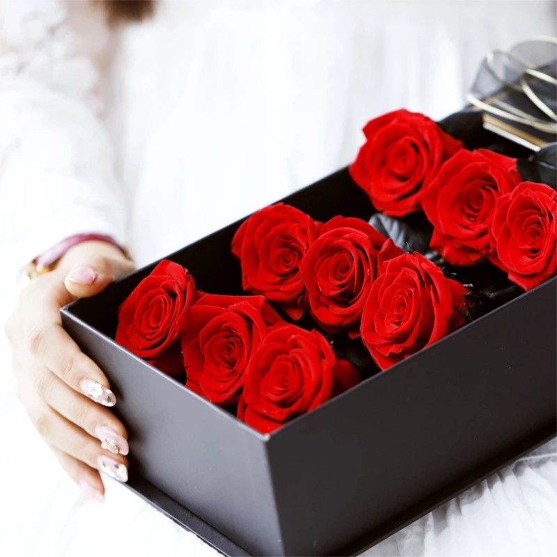 Preserved Flowers Christmas gift China long life rose guns flower box gift rose gift