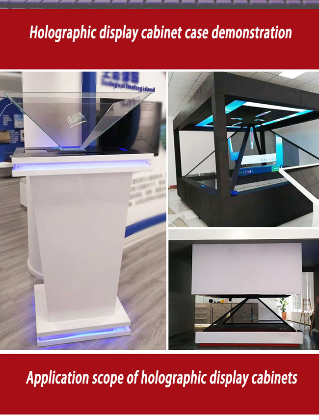 360 Hologram Display Box Interactive 3D Hologram Box For Floating Product