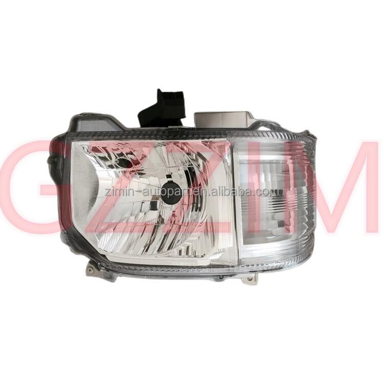 Car Black ABS Plastic Refit HID Head Lamps For Toyota Hiace 2014