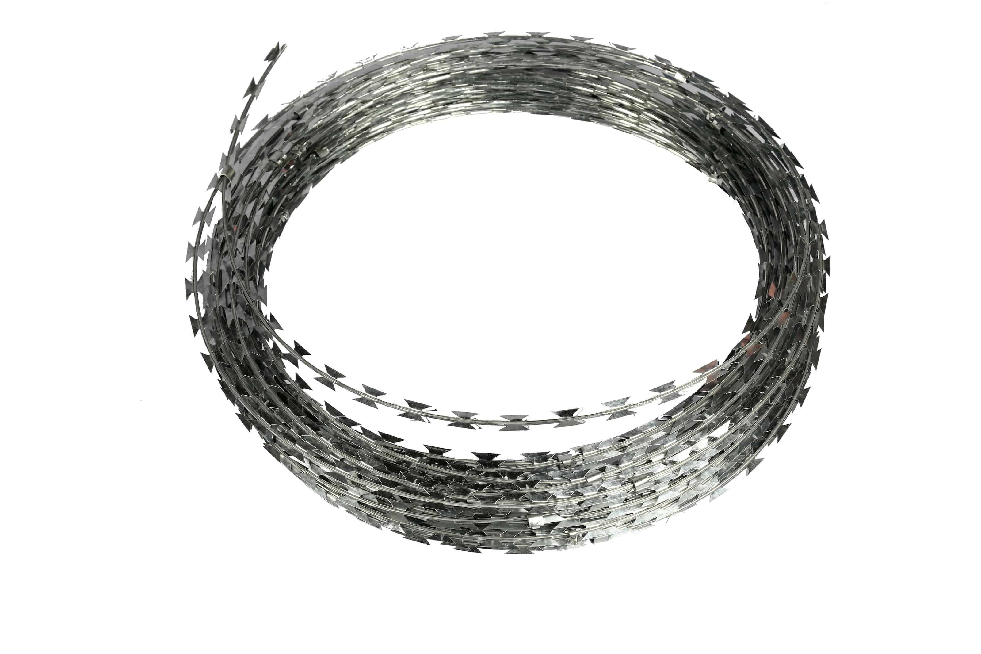 Razor Fencing Wire Bto-22 Hot Dipped Galvanized Concertina Razor Wire
