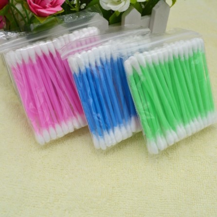 ISO 150mm Cotton Swabs Plastic Sticks Disinfect Medical Cotton Buds